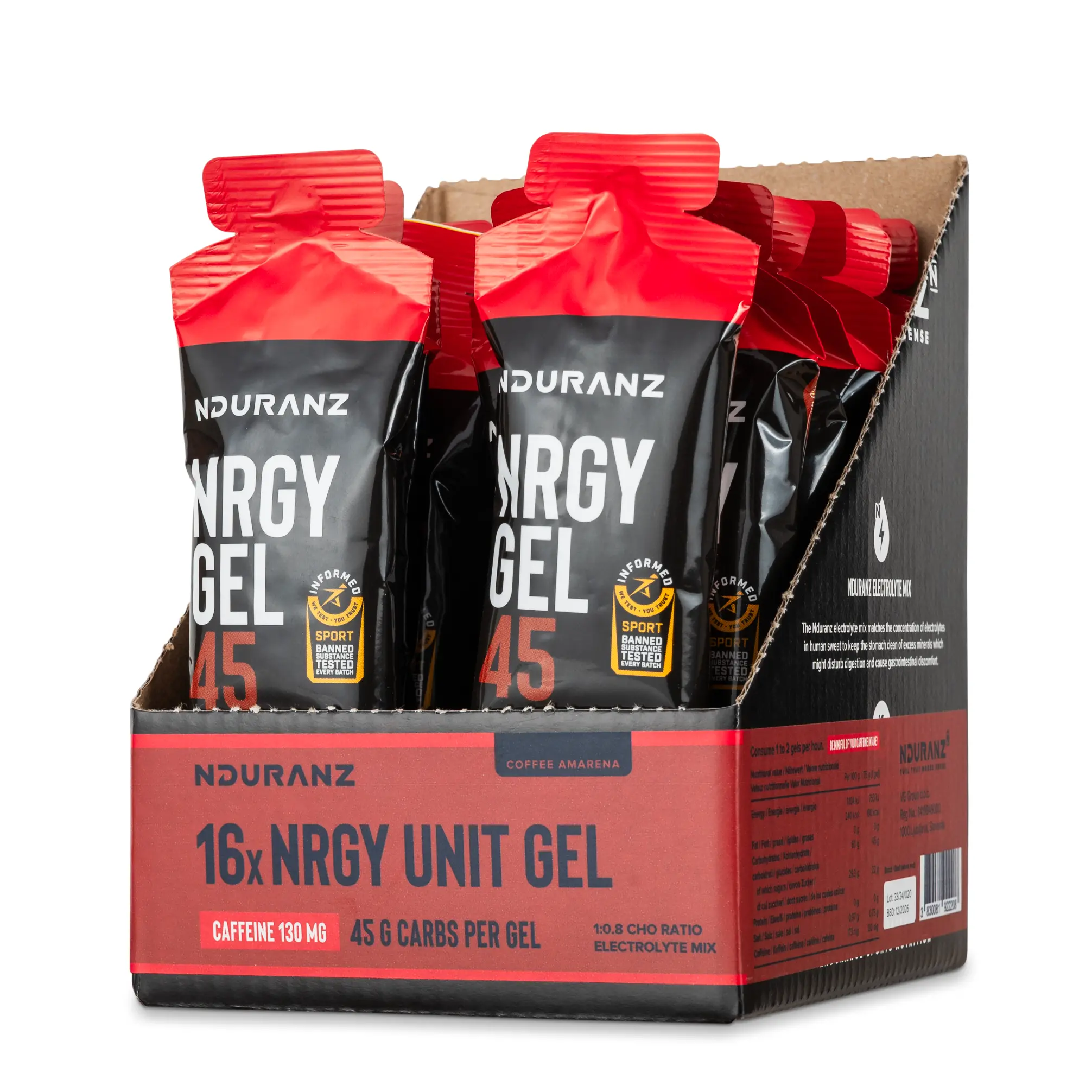 Nrgy Gel 45 Box avec caféine - Image 13