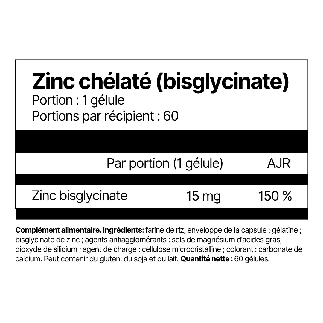 Zinc chélaté (bisglycinate) - Image 2